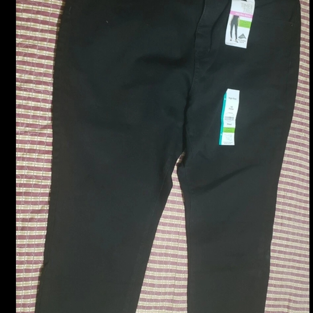 Time and Tru Women's Black Skinny Jeans 18 Petite